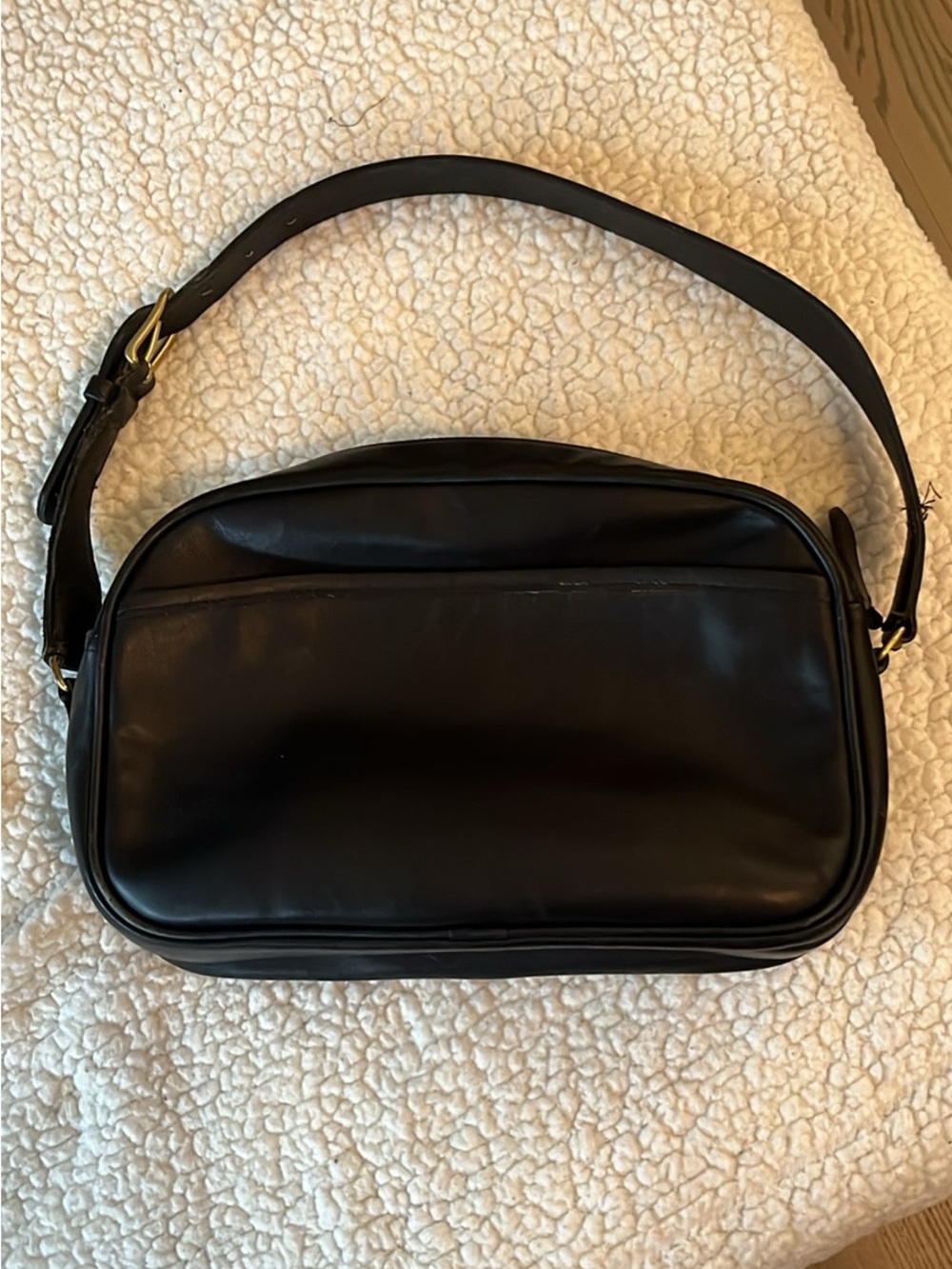 Coach Black Leather Shoulder Bag
